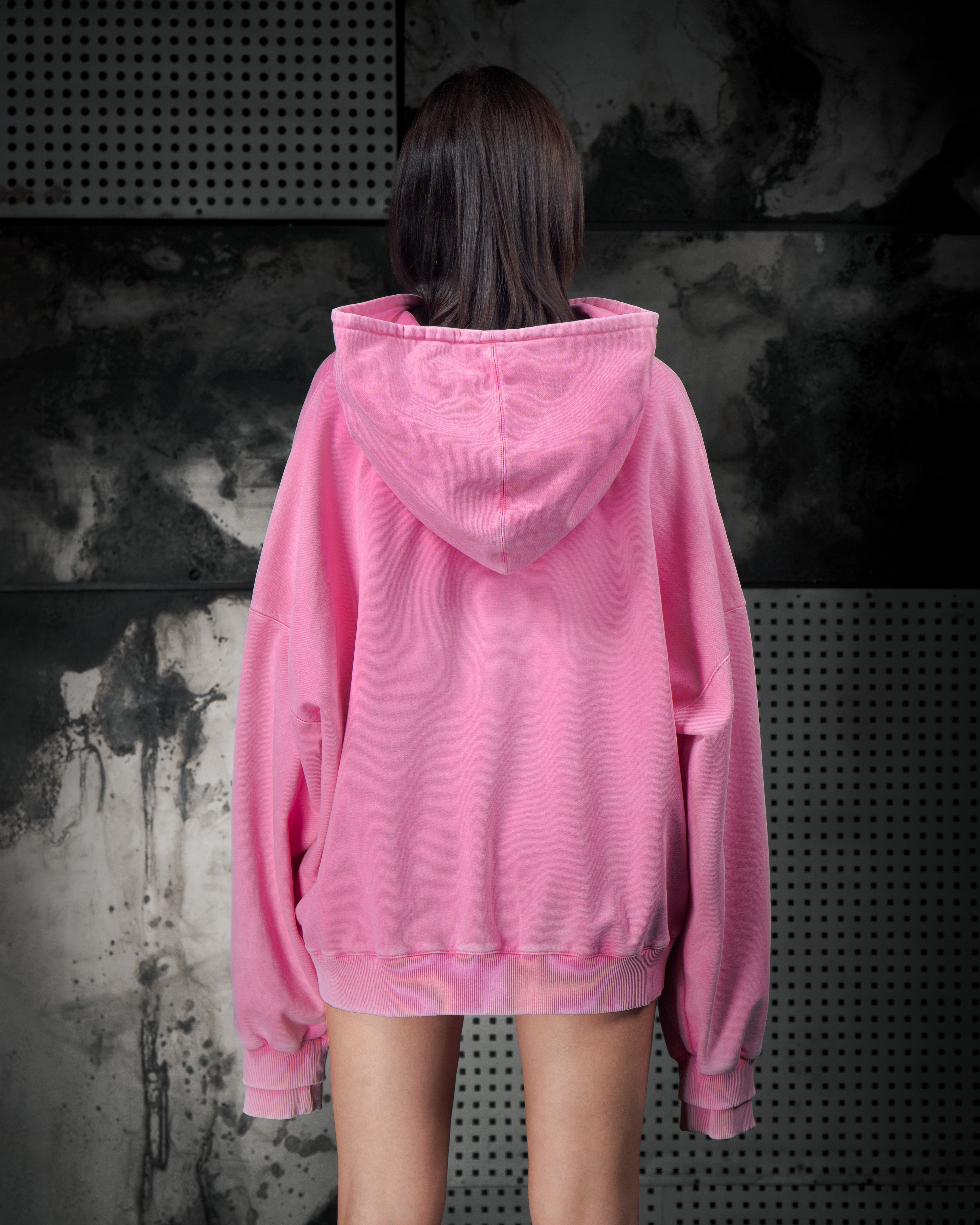 Washed hoodie "Flawless"